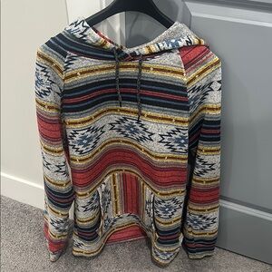 Multicolor Striped Hoodie